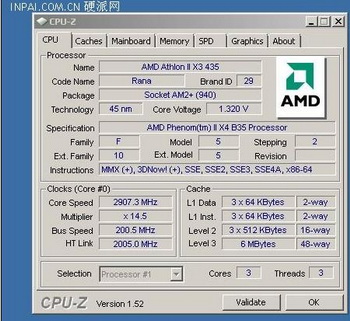 Athlon II X3 435 